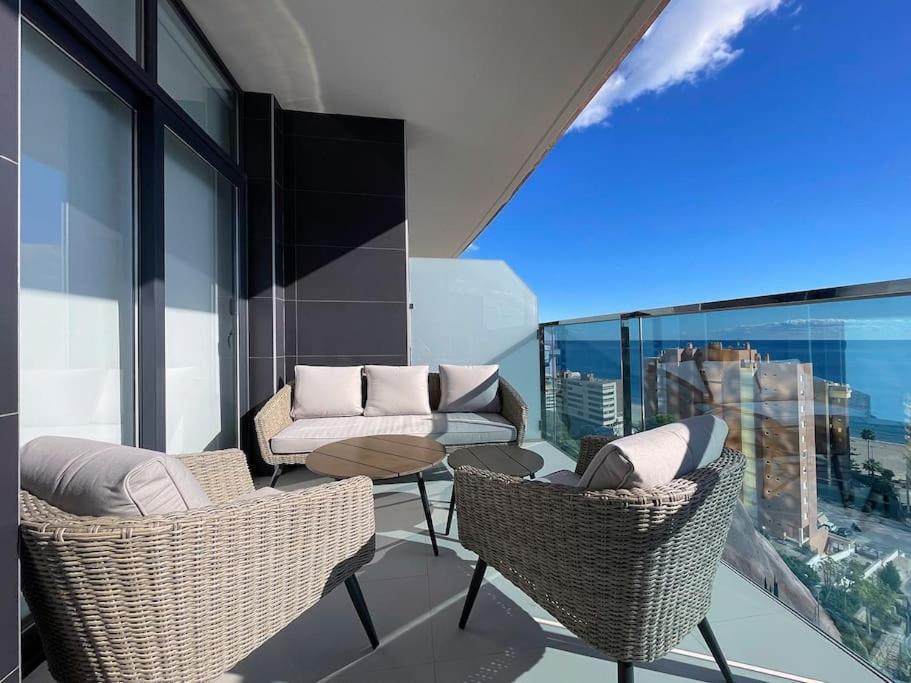 Luxury Apartment Residencial Sunset Drive - Benidorm, Espana Exteriör bild