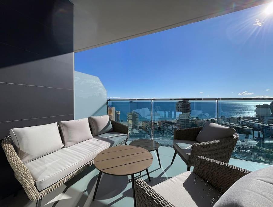 Luxury Apartment Residencial Sunset Drive - Benidorm, Espana Exteriör bild